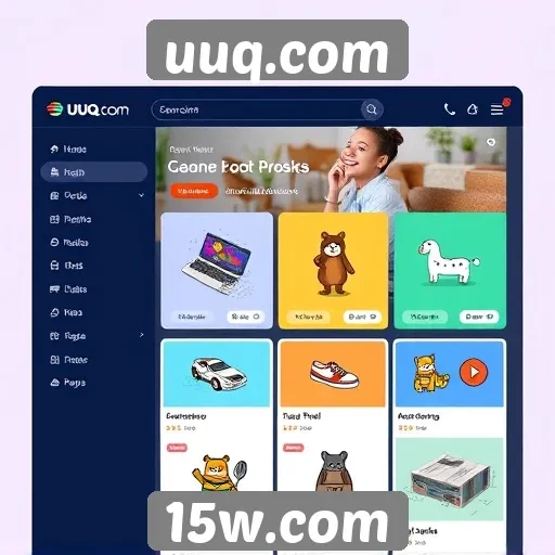 Mudanças na interface do usuário do site uuq.com